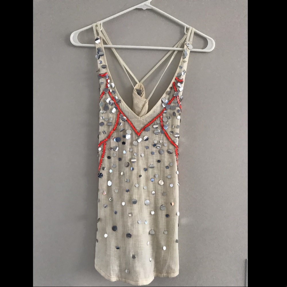Sequin and Beaded Tank